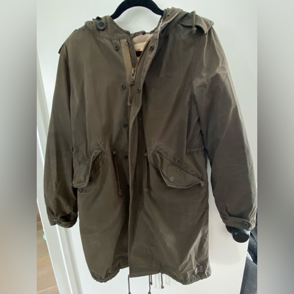 TNA Olive Military Field Jacket